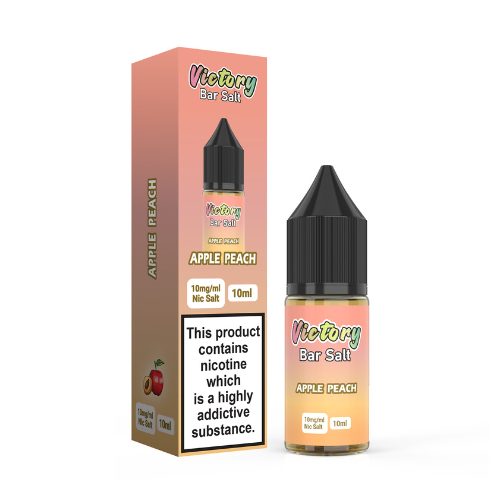 Apple Peach 10ml Nic Salt E-Liquid By Victory Bar Salt