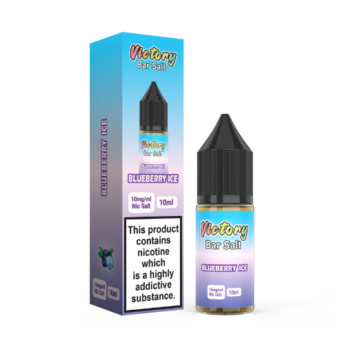 Blueberry Ice 10ml Nic Salt E-Liquid By Victory Bar Salt