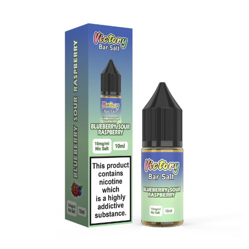 Blueberry Sour Raspberry 10ml Nic Salt E-Liquid By Victory Bar Salt