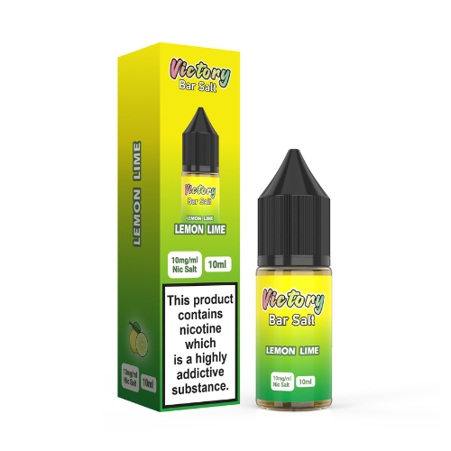 Lemon Lime 10ml Nic Salt E-Liquid By Victory Bar Salt