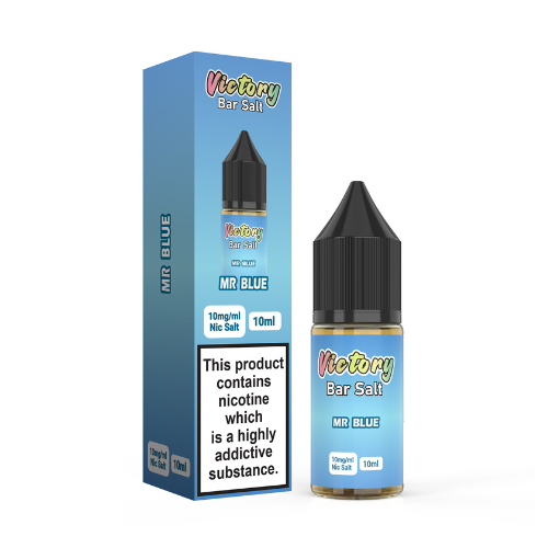 Mr Blue 10ml Nic Salt E-Liquid By Victory Bar Salt