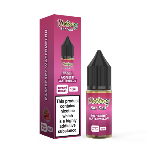 Raspberry Watermelon 10ml Nic Salt E-Liquid By Victory Bar Salt