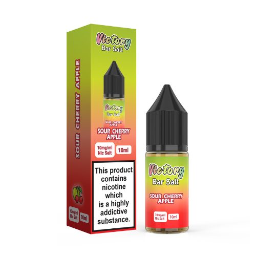 Sour Cherry Apple 10ml Nic Salt E-Liquid By Victory Bar Salt