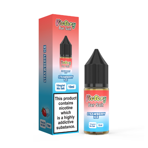 Strawberry ice 10ml Nic Salt E-Liquid By Victory Bar Salt