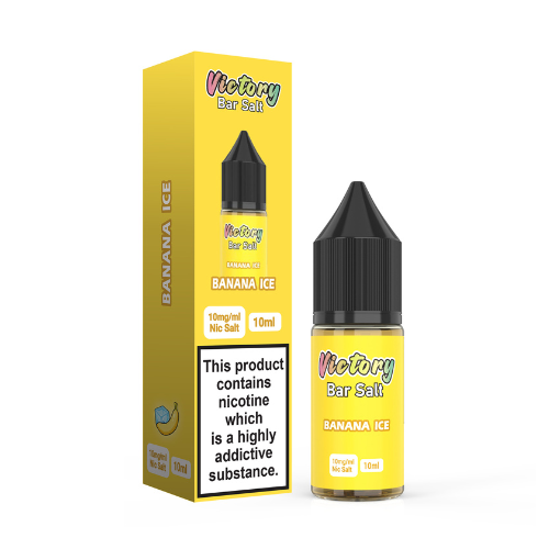 Banana Ice 10ml Nic Salt E-Liquid By Victory Bar Salt